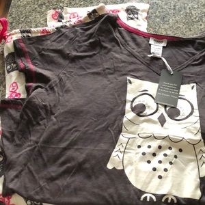 Owl 2pc pajama set